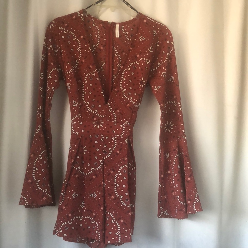 Long sleeve romper